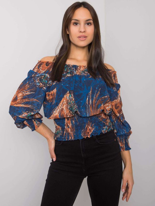 Italy Moda Blouse-DHJ-BZ-15175-1.11P-dark blue