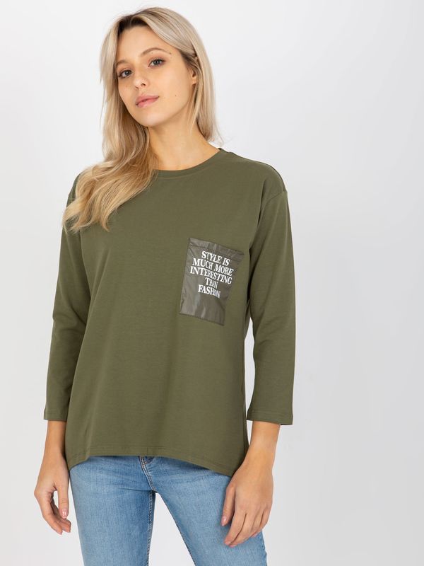 ex moda Blouse-EM-BZ-N612.64P-khaki