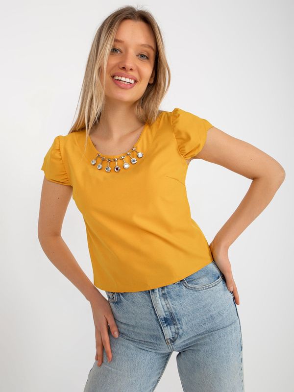 LAKERTA Blouse-LK-BZ-505783.50P-dark yellow
