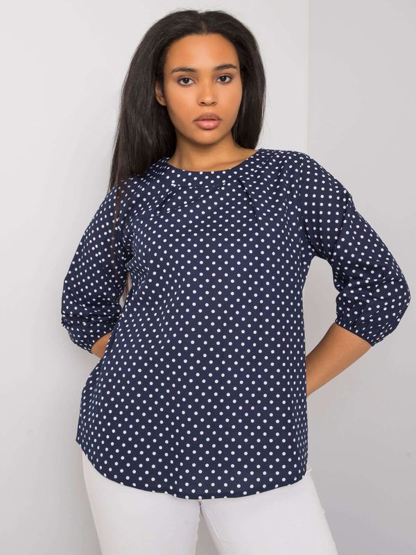 LAKERTA Blouse-LK-BZ-506396.47-navy blue