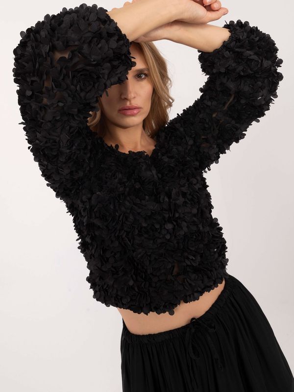 Italy Moda Blouse-MI-BZ-26158.20-black