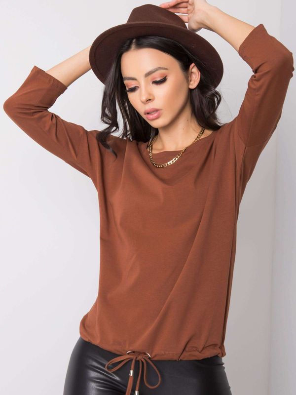 BASIC Feel Good Blouse-RV-BZ-4691.37P-brown