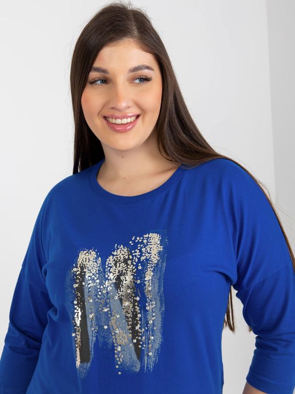 RELEVANCE Blouse-RV-BZ-8182.36P-dark blue