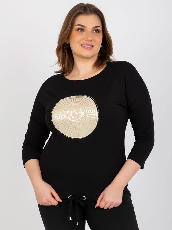 RELEVANCE Blouse-RV-BZ-8454.20P-black