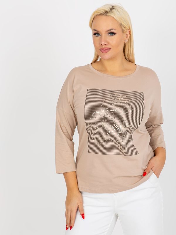 RELEVANCE Blouse-RV-BZ-8486.29X-beige