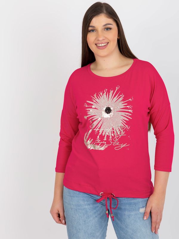 RELEVANCE Blouse-RV-BZ-8559.02P-fuchsia