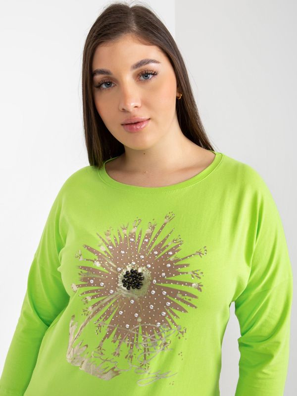 RELEVANCE Blouse-RV-BZ-8559.02P-lime green