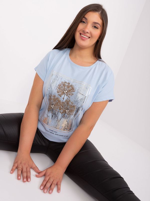 RELEVANCE Blouse-RV-BZ-8911.45-light blue