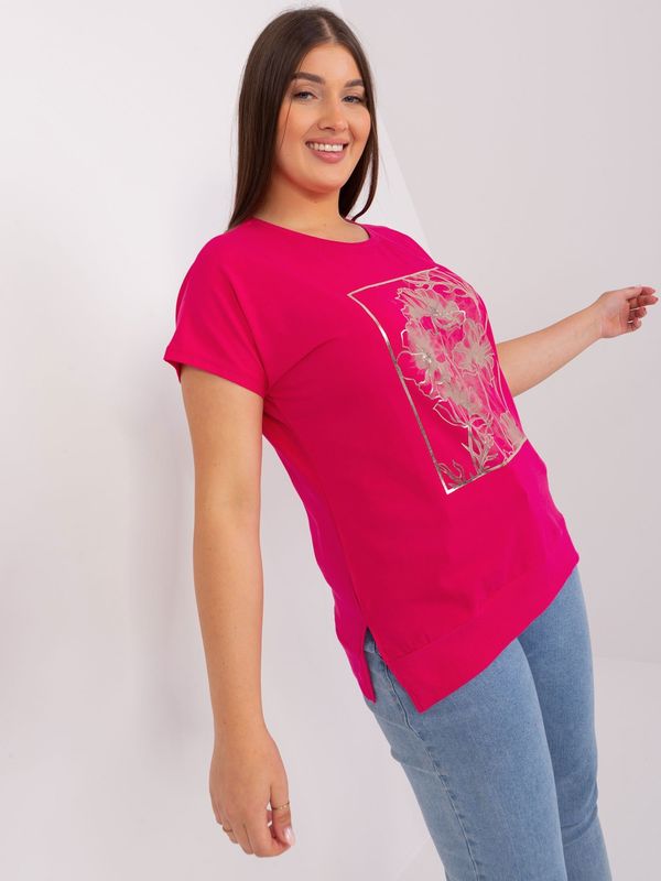 RELEVANCE Blouse-RV-BZ-8923.35-fuchsia