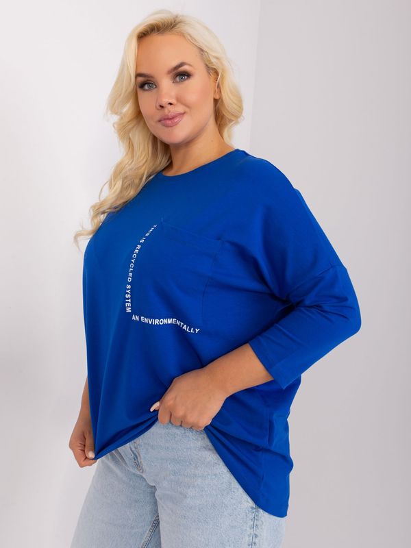 RELEVANCE Blouse-RV-BZ-9088.53P-Cobalt