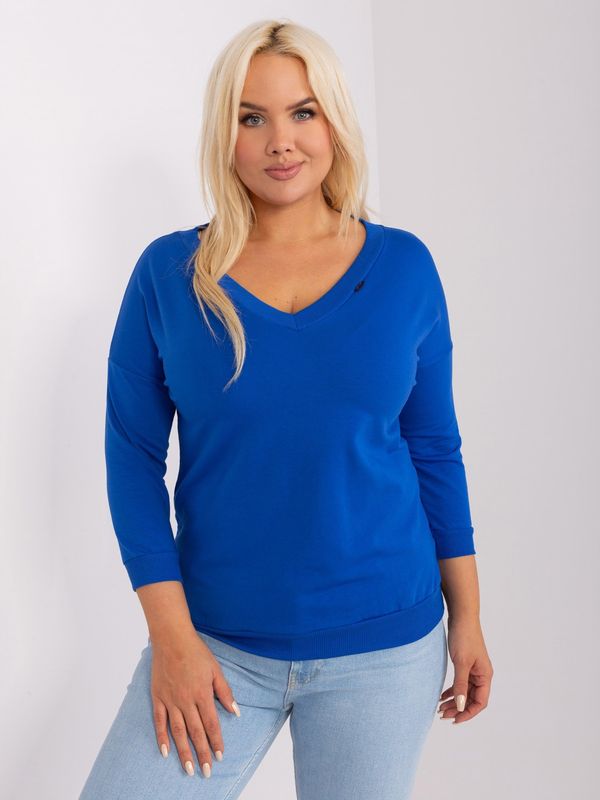 RELEVANCE Blouse-RV-BZ-9175.38X-Cobalt