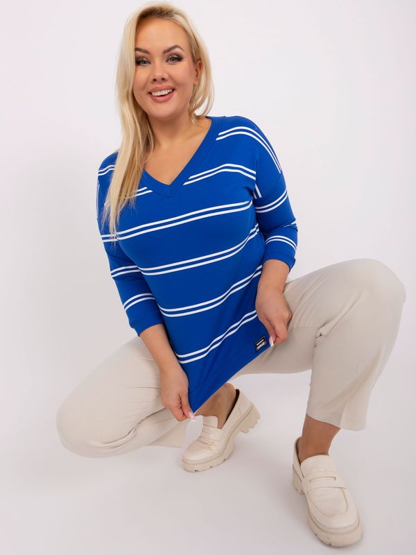 RELEVANCE Blouse-RV-BZ-9183.87-Cobalt