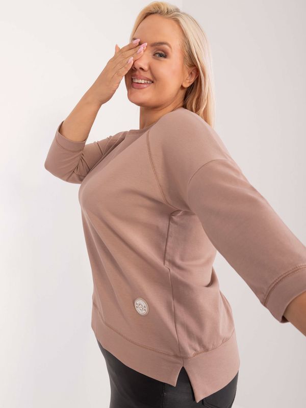 RELEVANCE Blouse-RV-BZ-9221.95-dark beige