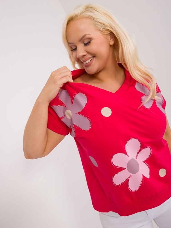 RELEVANCE Blouse-RV-BZ-9607.73-red