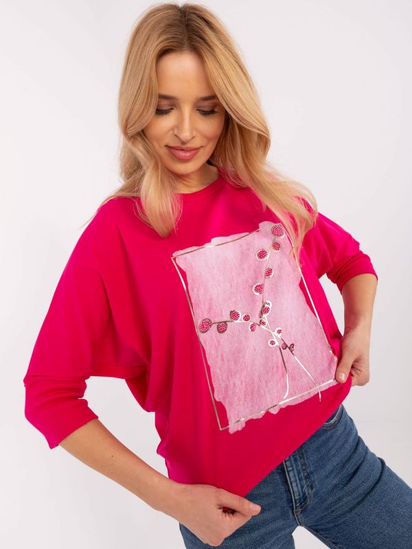 RELEVANCE Blouse-RV-BZ-A290.22-fuchsia