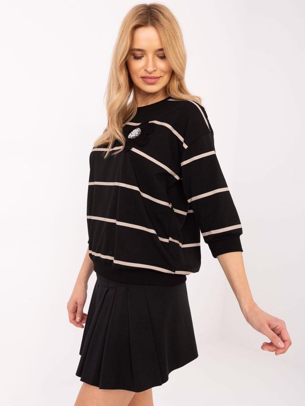 RELEVANCE Blouse-RV-BZ-A431.30-black-beige