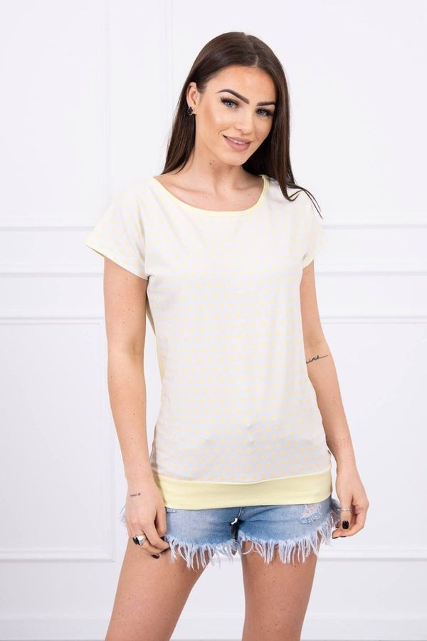 Kesi Blouse with stars, yellow