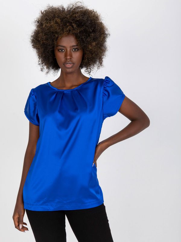 RUE PARIS Blouse-WN-BZ-2035.11P-cobalt