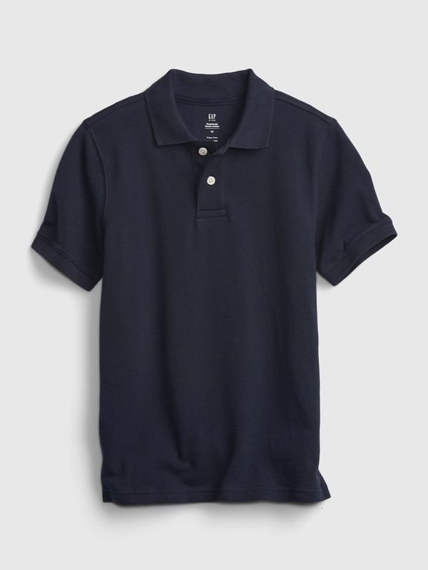GAP Blue Boys' Children's Polo T-Shirt Organic Catton GAP