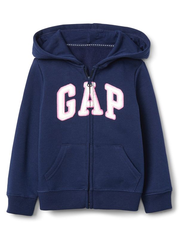 GAP Blue girls' sweatshirt GAP logo