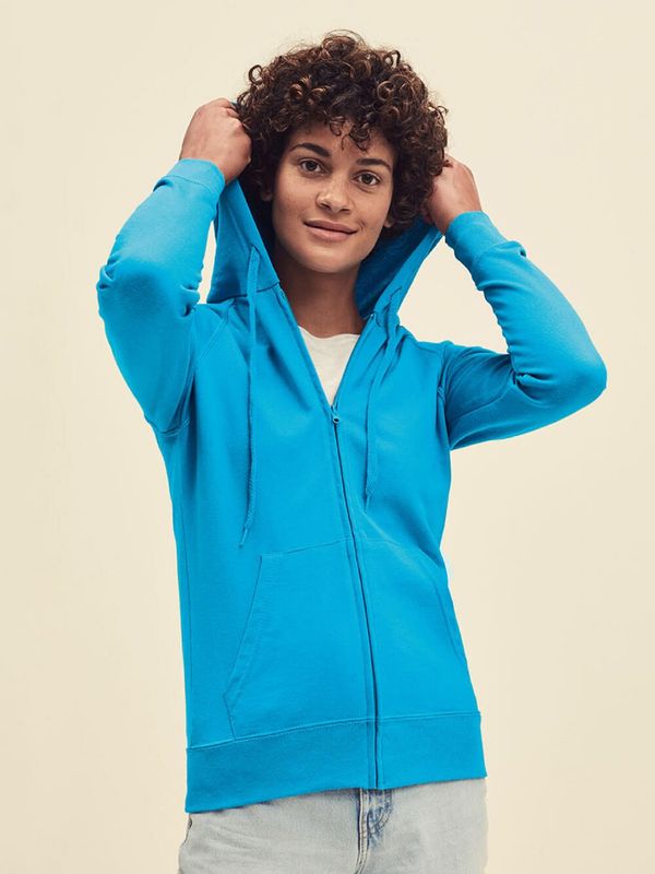 Fruit of the Loom Blue Lady fit Fruit Of The Loom hoodie