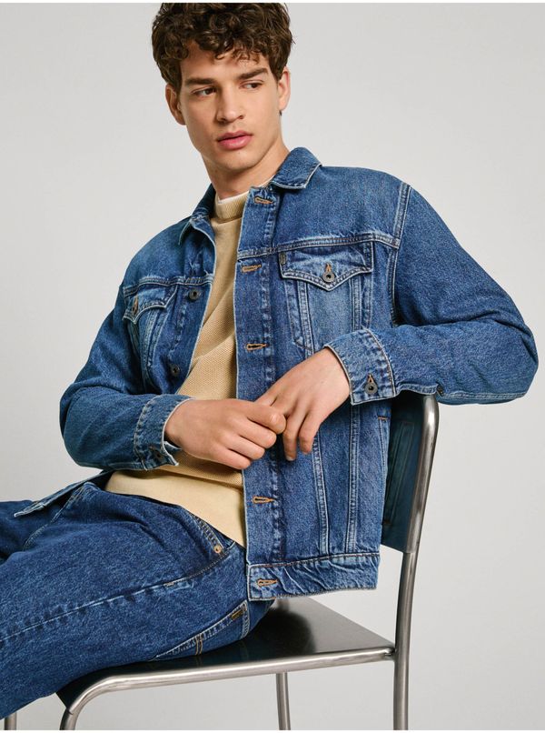 Pepe Jeans Blue men's denim jacket Pepe Jeans - Men