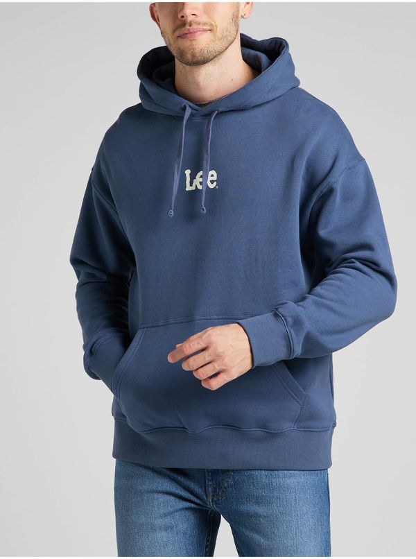 Lee Blue men's hoodie Lee - Men