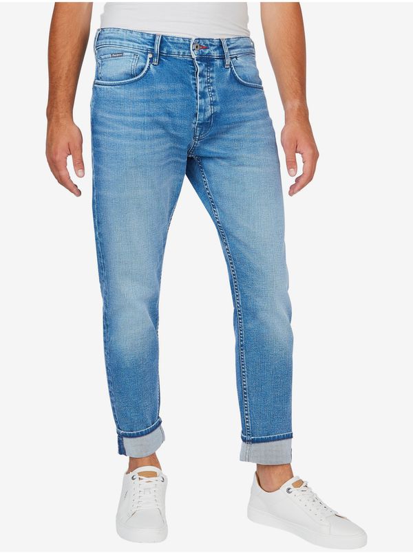 Pepe Jeans Blue Men's Shortened Straight Fit Jeans Jeans Callen 2020 - Men