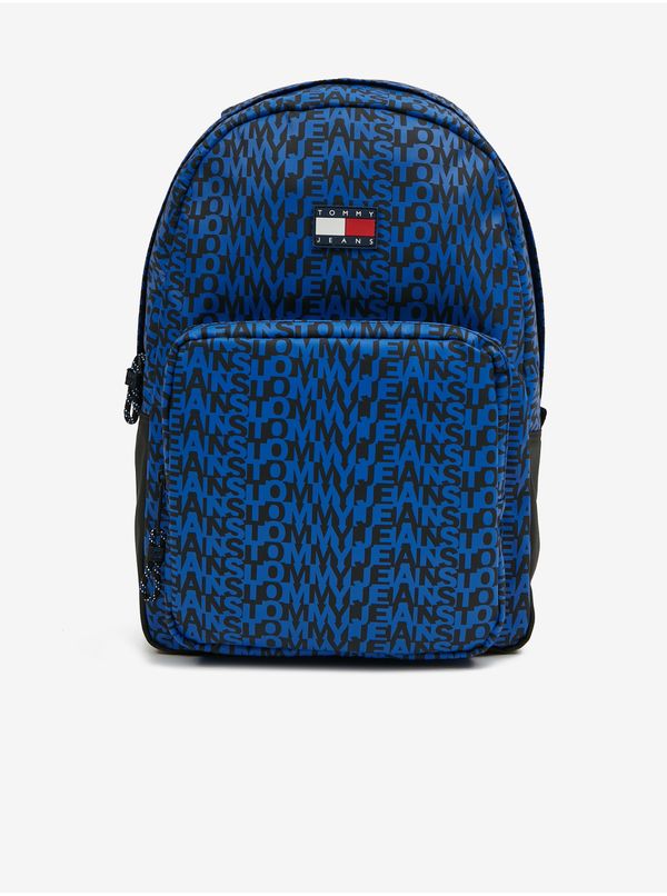 Tommy Hilfiger Blue patterned backpack Tommy Jeans Logoman - Men