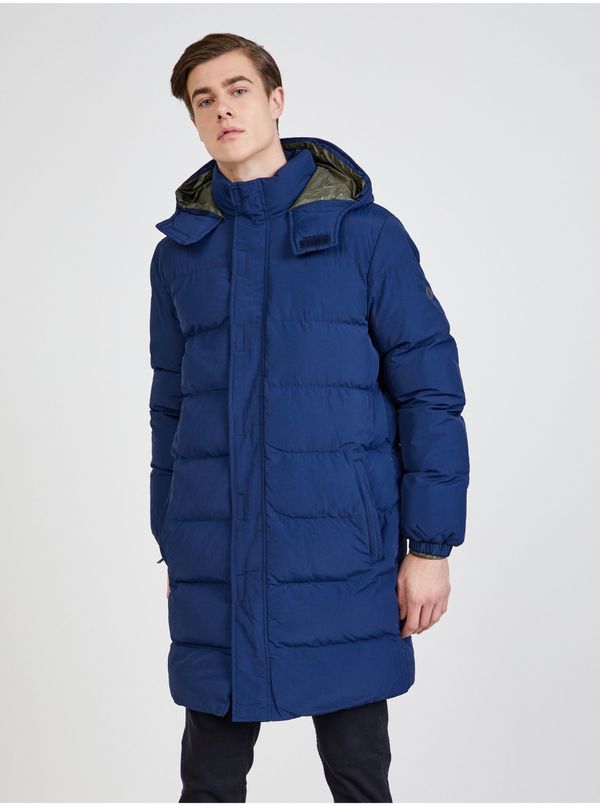 Blend Blue Quilted Coat Blend - Men