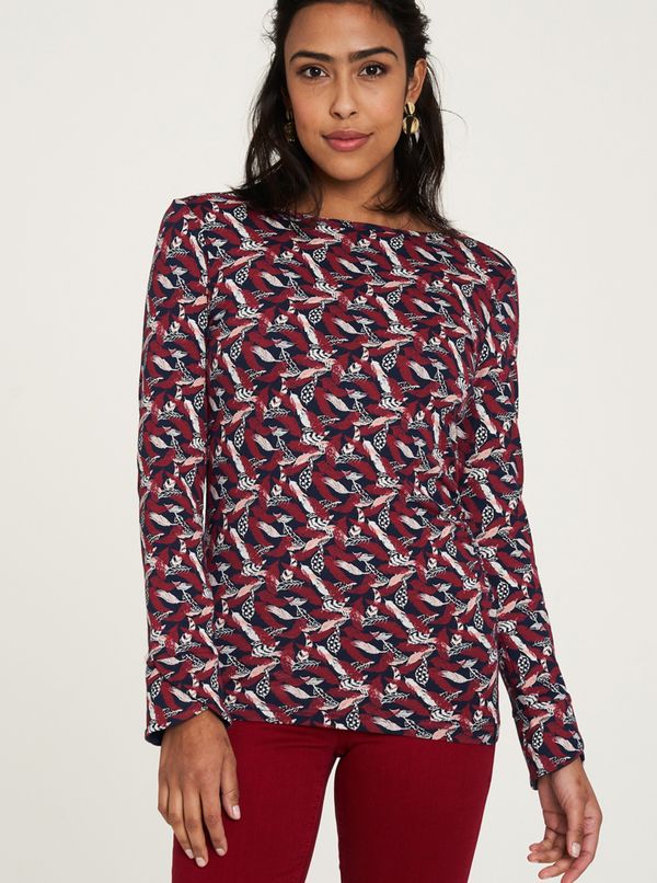 Tranquillo Blue-red patterned T-shirt Tranquillo - Women