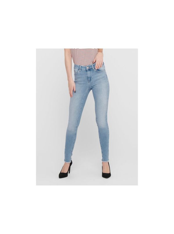 Only Blue skinny fit cropped jeans ONLY Blush - Women's