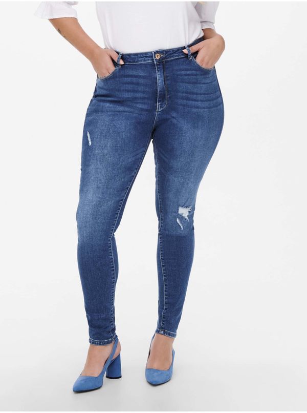 Only Blue Skinny Fit Jeans ONLY CARMAKOMA Laola - Women