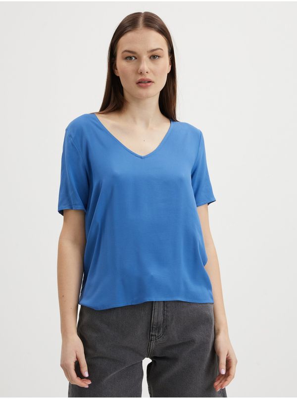 Vila Blue women's basic t-shirt VILA Paya - Women's