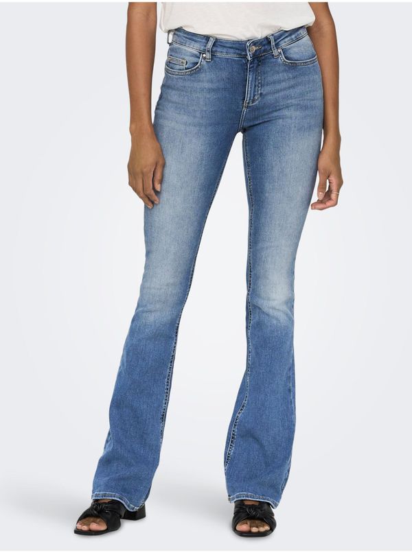 Only Blue women's flared fit jeans ONLY Blush Life