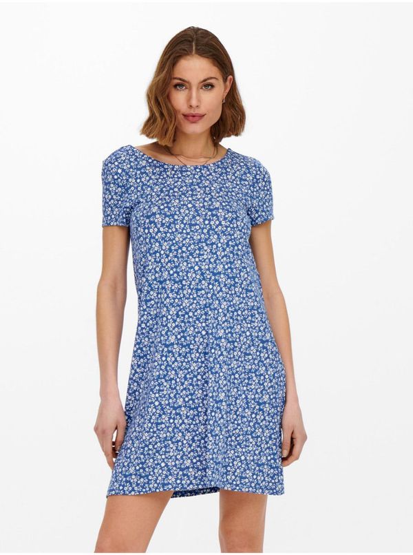 Only Blue women's patterned dress ONLY Bera - Women