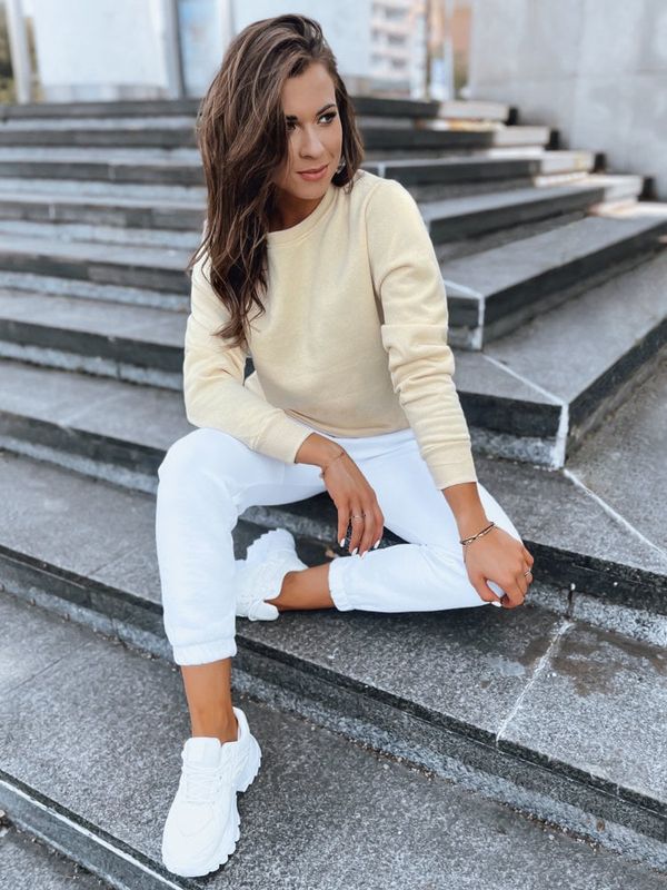 DStreet Bluza damska FASHION II ecru Dstreet