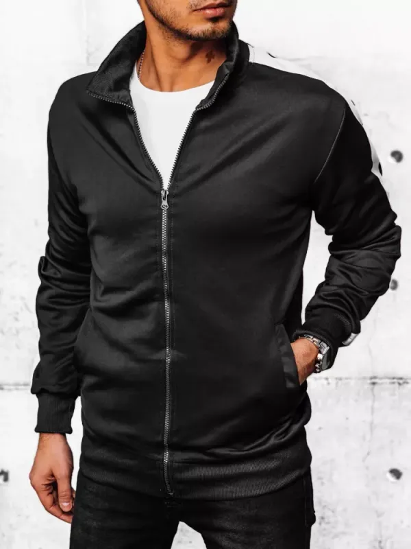 DStreet Bluza męska rozpinana czarna Dstreet