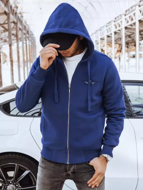 DStreet Bluza męska rozpinana indygo Dstreet