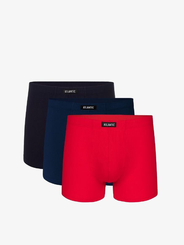 Atlantic Boxer shorts Atlantic 3SMH-048 A'3 M-2XL red-blue-navy 033