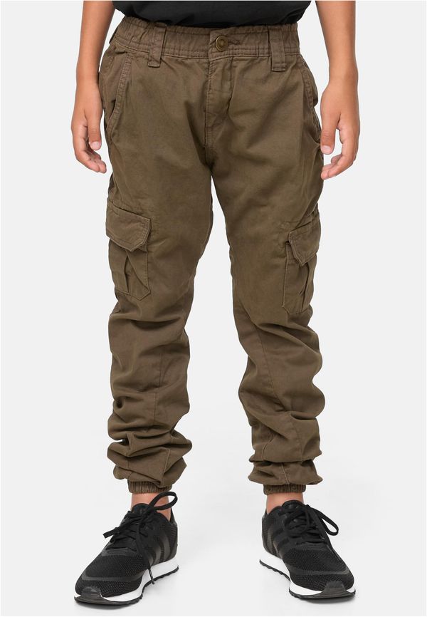 Urban Classics Boys' Cargo Jogging Pants Olive