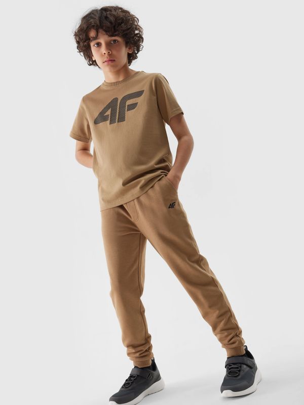 4F Boys' jogger sweatpants 4F - beige