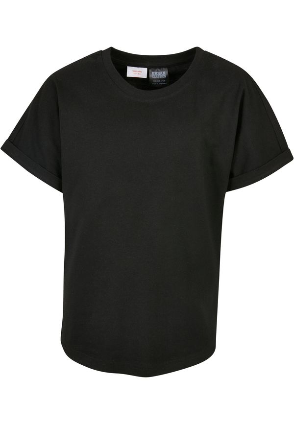 Urban Classics Kids Boys' Long Shape T-Shirt, 2 Pack Grey+Black