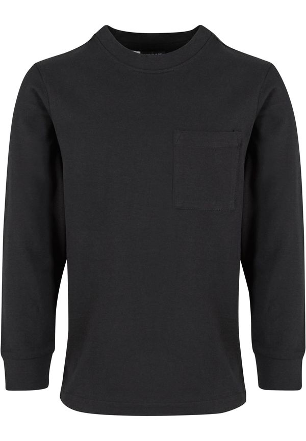 Urban Classics Boys' long-sleeved T-shirt with pocket black