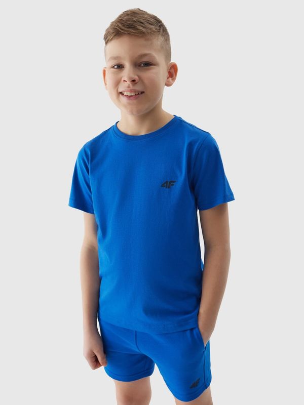 4F Boys' Plain T-Shirt 4F - Cobalt