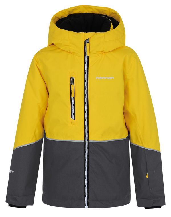 HANNAH Boys Ski Jacket Hannah ANAKIN JR vibrant yellow/dark grey melange