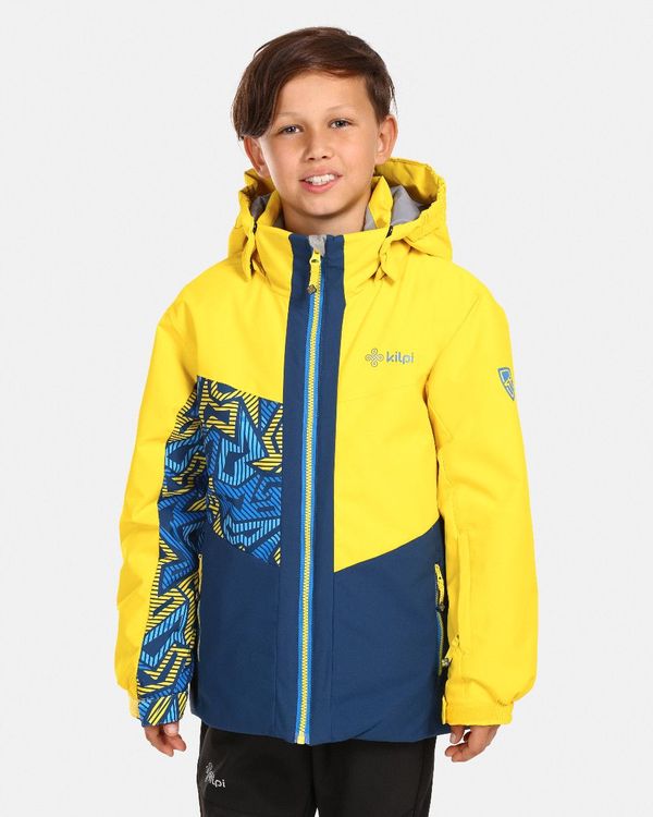 Kilpi Boys' ski jacket Kilpi ATENI-JB Yellow