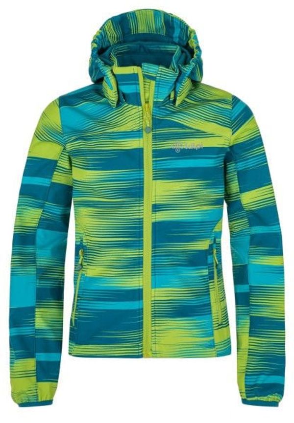 Kilpi Boys' softshell jacket Kilpi RAVIO-J turquoise