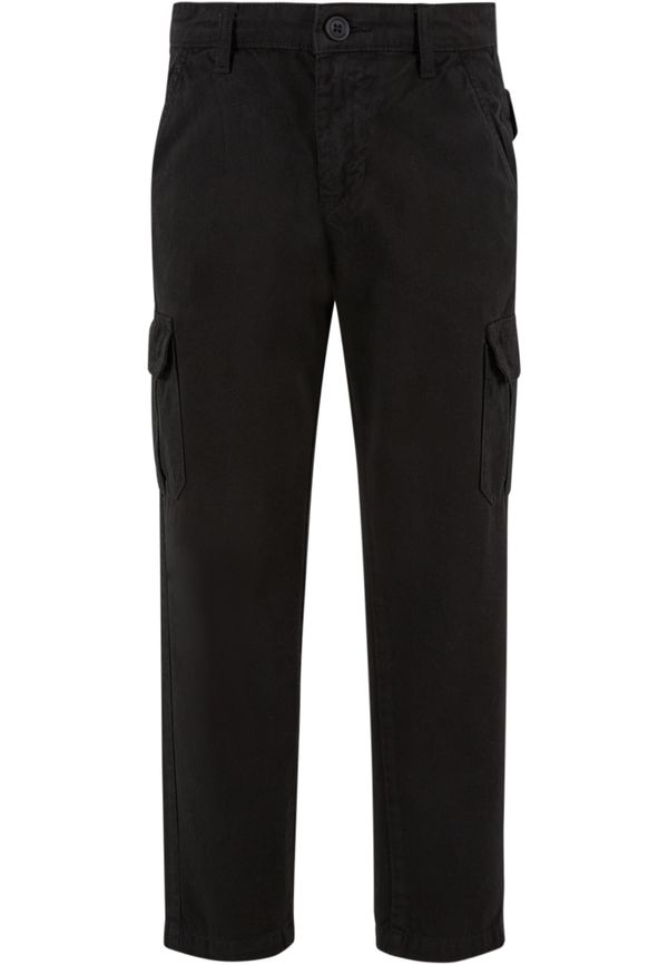 Urban Classics Boys' Straight Leg Cargo Pants Black