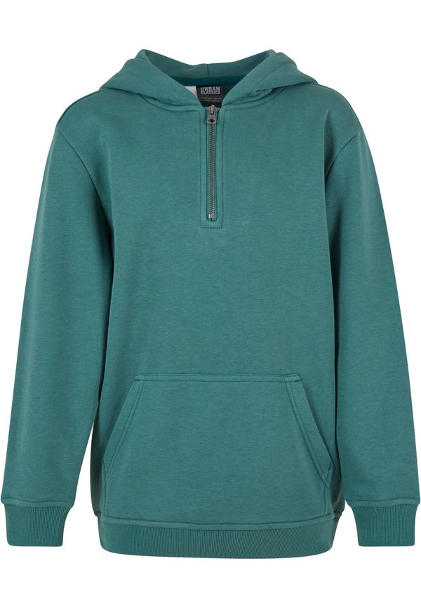 Urban Classics Boys' sweatshirt Boxy Zip Hoody green